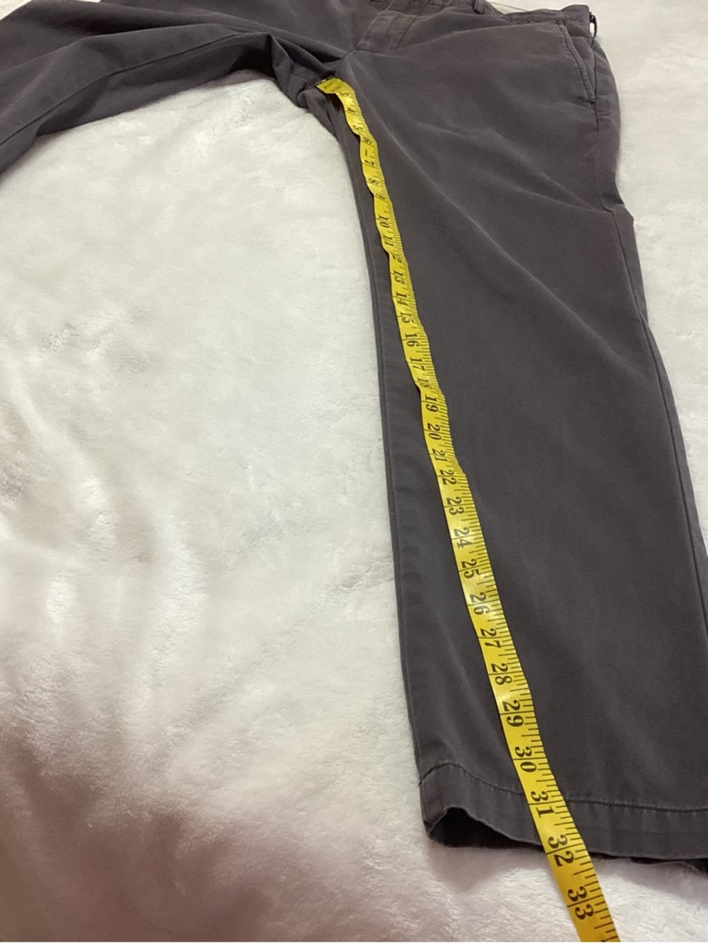 Men's Club Monaco Davis Slim-Fit Pants Gray Size 32/32 Business Casual - Picture 9 of 11